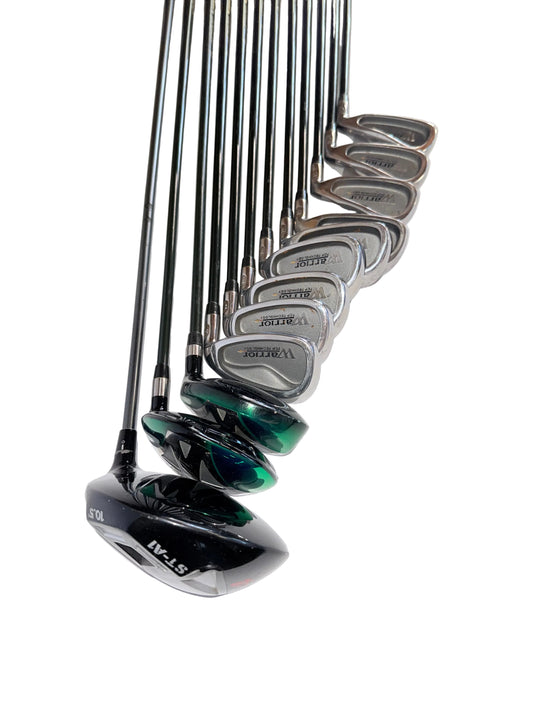 Beginners Full Golf Set 13 Piece Warrior irons & 3 woods