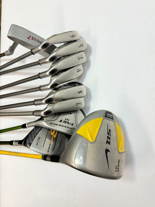 Full Golf set (Callaway Fusion Irons PW-5, Adam’s Wood, Hybrid and Nike Driver)