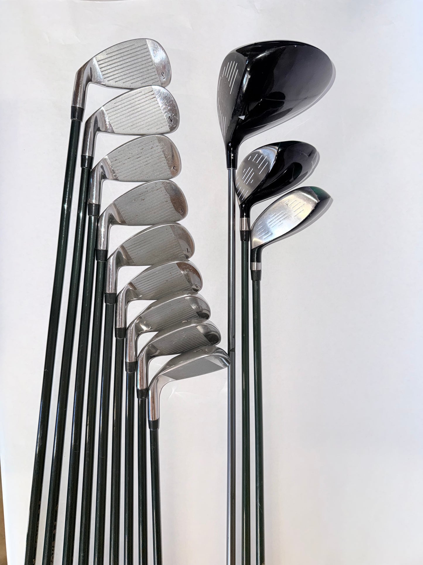 Beginners Full Golf Set 13 Piece Warrior irons & 3 woods