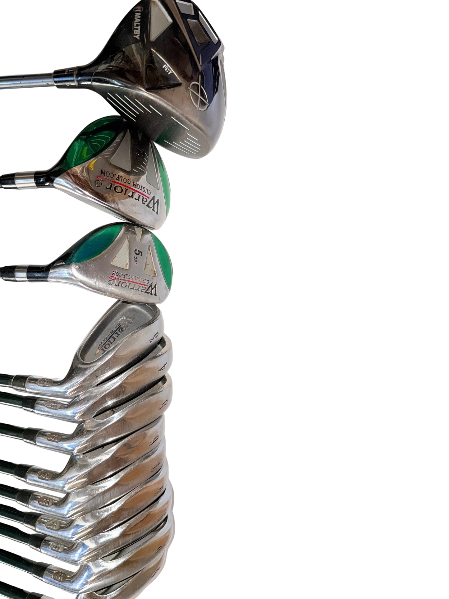Beginners Full Golf Set 13 Piece Warrior irons & 3 woods