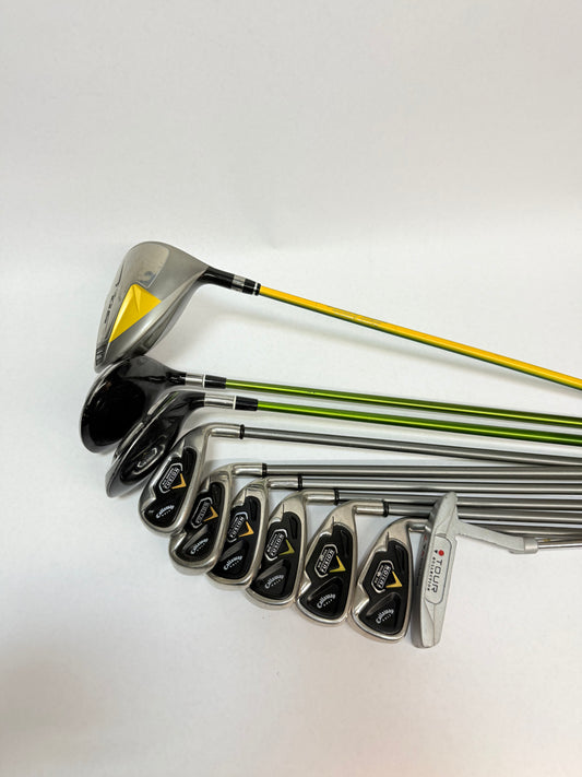 Full Golf set (Callaway Fusion Irons PW-5, Adam’s Wood, Hybrid and Nike Driver)